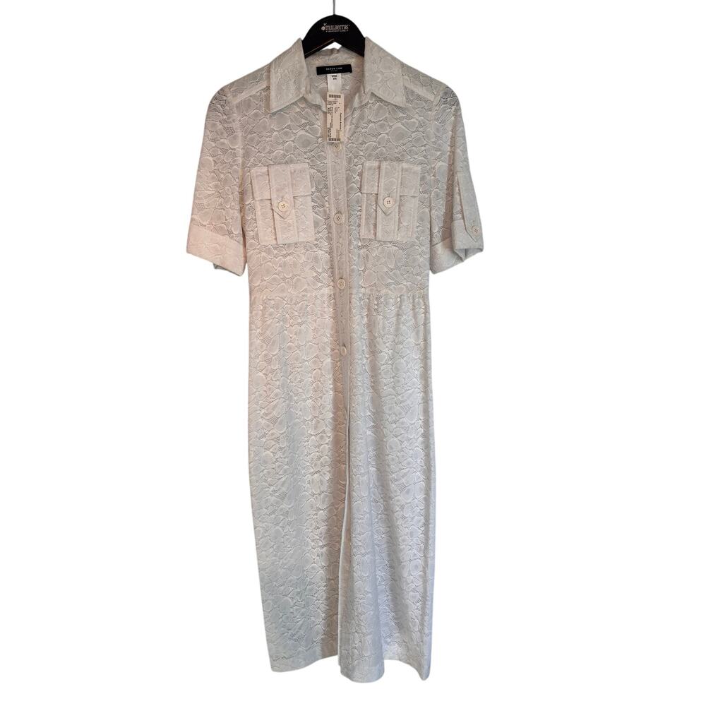 New with tags Derek Lam white lace dress quiet luxury coastal timeless romantic